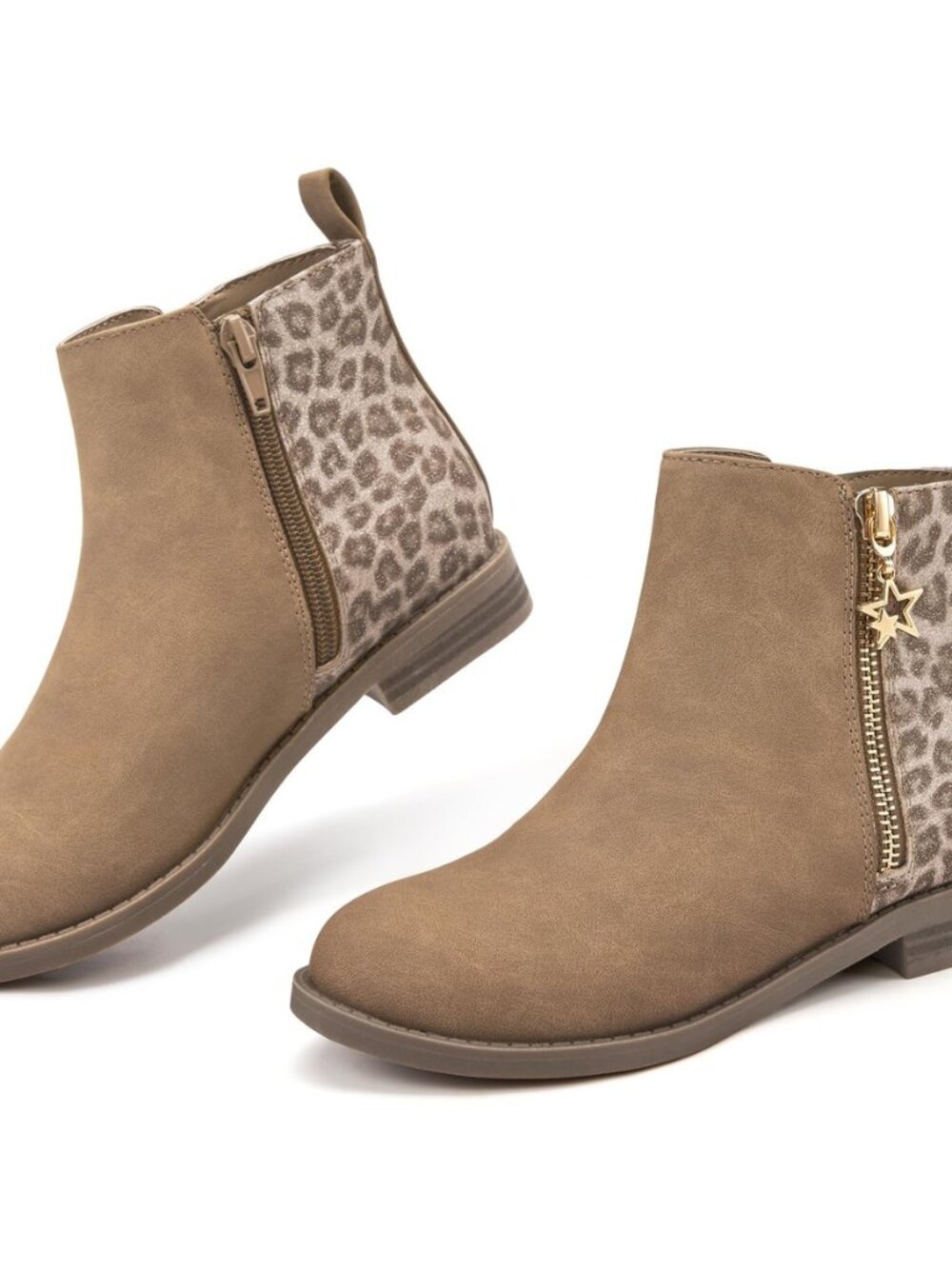 Girls Ankle Boots Glitter Fall Shoes